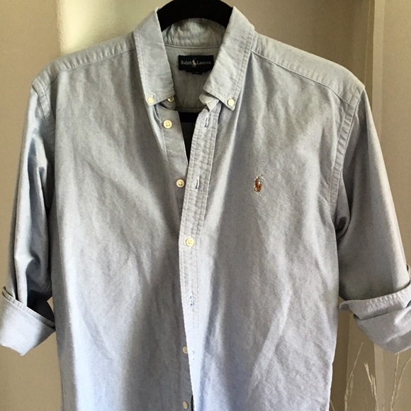 RALPH LAUREN BOYS' BUTTON-UP