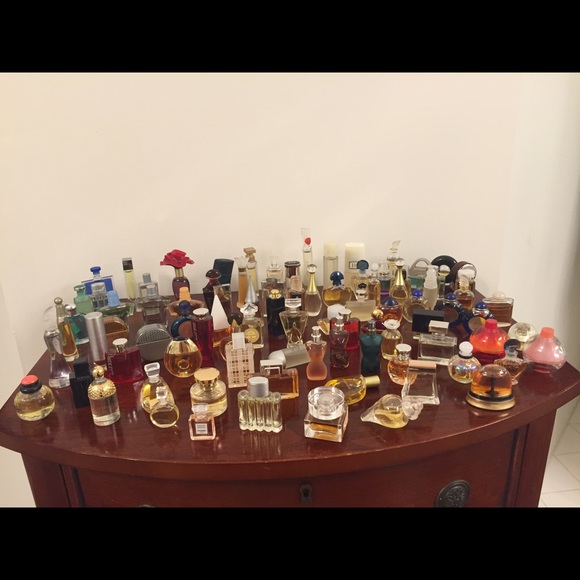 Collection of 93 fragrance miniatures