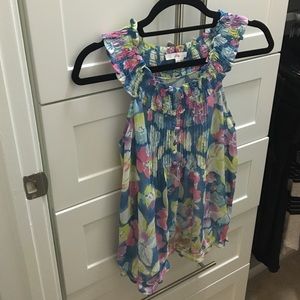 Floral sleeveless Joie Blouse