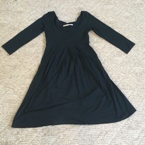 Susana Monaco Quarter Sleeved Dress in Emerald