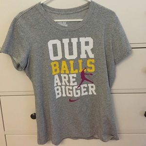 Nike softball t shirt