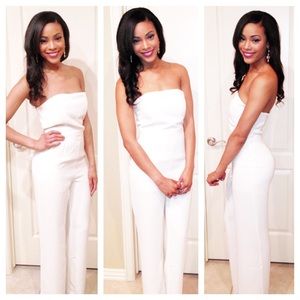 Forever21 Off-White Jumpsuit