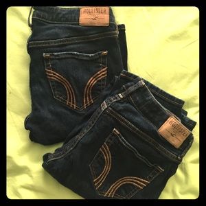 2 pair Hollister Jeans