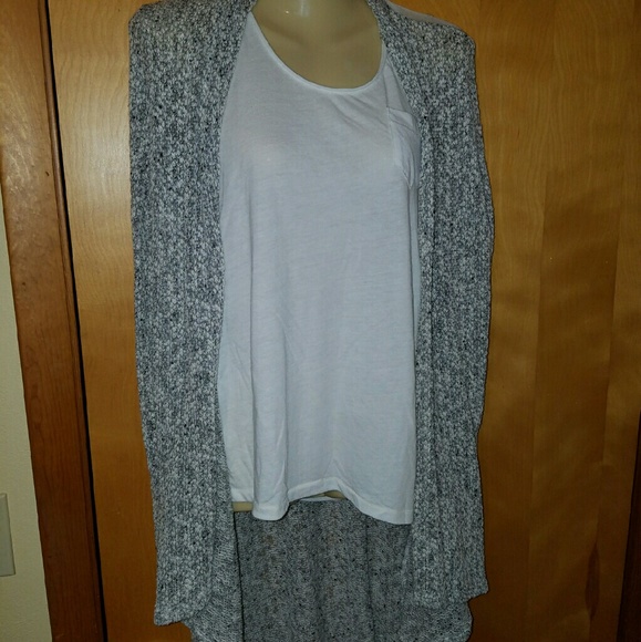Cardigan and tank
