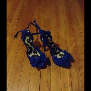 Cobalt Blue Suede Shoes