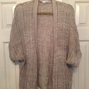 Loose knit shawl