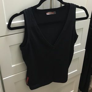 Prada deep v tank top