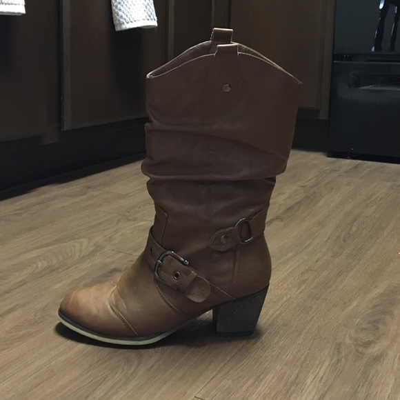 Cognac Cowboy Boots