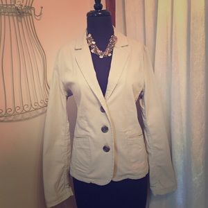 LL Bean khaki spring coat blazer