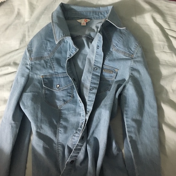 Guess Denim Button Up
