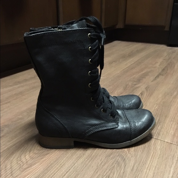 Black Combat Boots