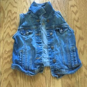 Kids jean vest