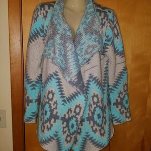 Aztec print Cardigan