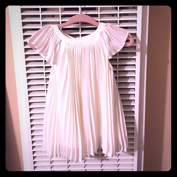 Off White/Cream Chiffon Gap Infant Girl Dress