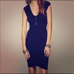 Free People black dress. Size XS. VERY FLATTERING