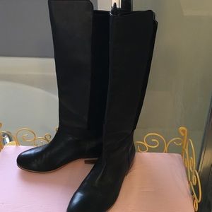 Kate Spade Saturday leather and suede boots