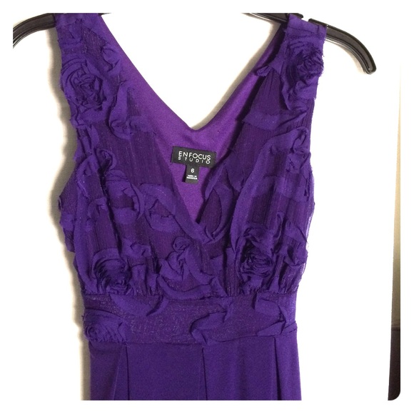 Beautiful purple sleeveless dress