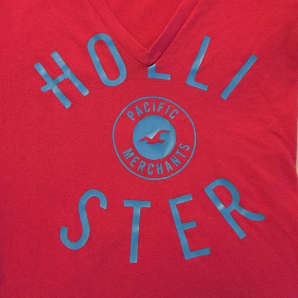 Hollister T-shirt with low v- neck