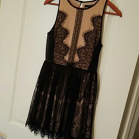 Black Lace Dress - Picture 3 of 4