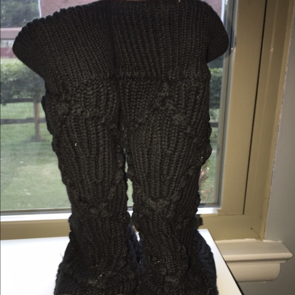 Ugh argyle knit boots