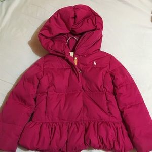 Ralph lauren girl puffer coat
