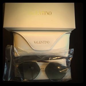 Valentino Aviator Sunglasses NIB