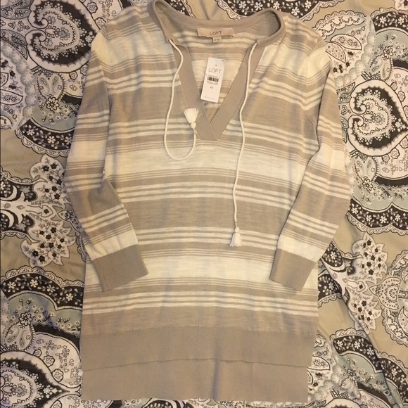 LOFT Striped Sweater