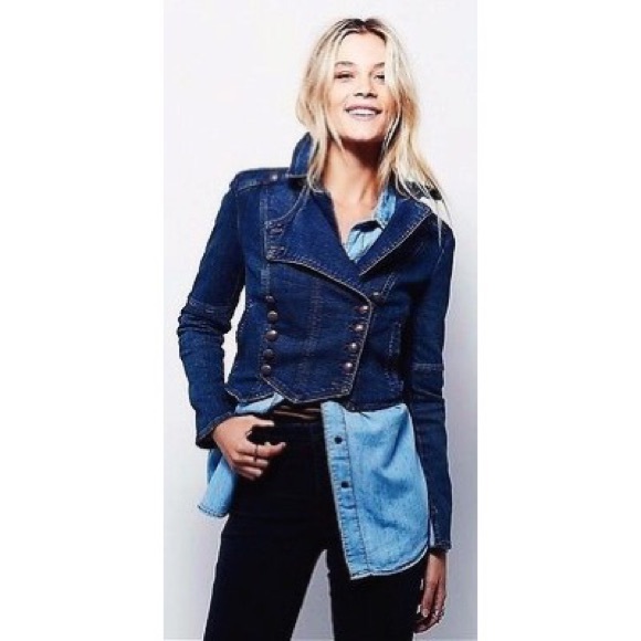 Free People Denim coat