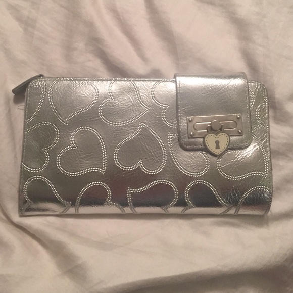 Silver Heart Wallet