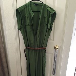 Green jumpsuit