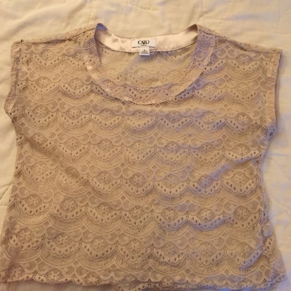 Cato sheer top