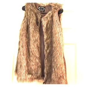 Fun faux fur vest