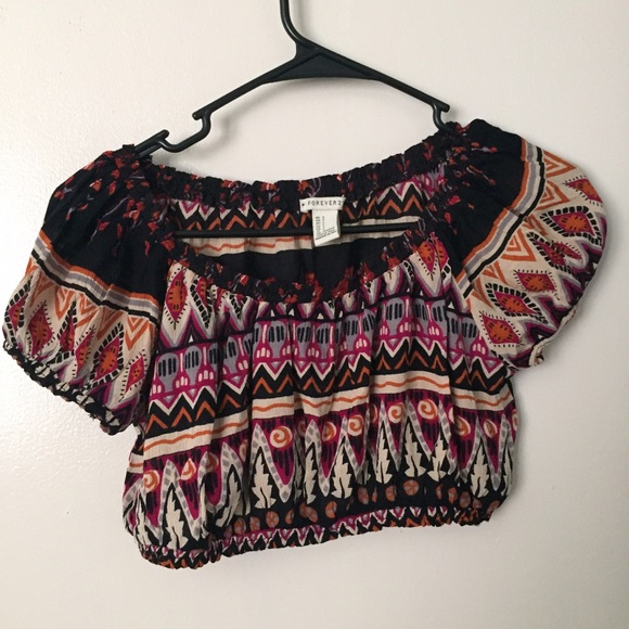 Boho off the shoulder top