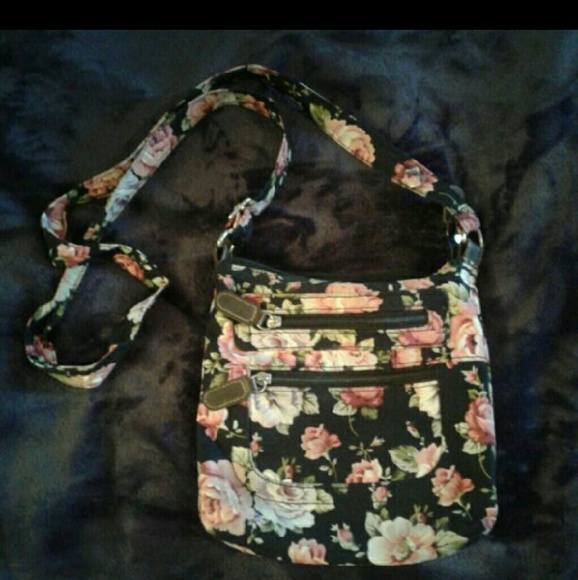 Mini floral cross body bag