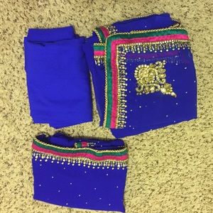 3 Piece DESIGNER INDIAN SAREE / SARI