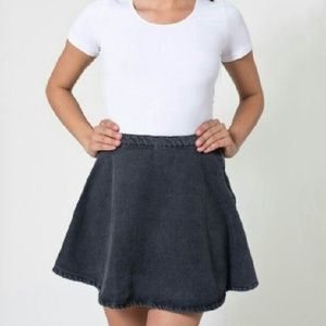 American Apparel Denim Circle Skirt Size Medium