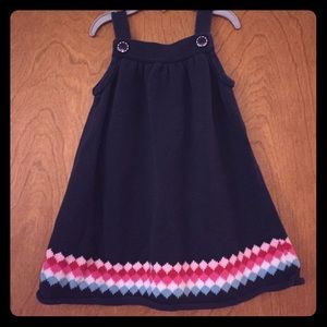 Gymboree Navy Sweater Dress. Size 18-24M