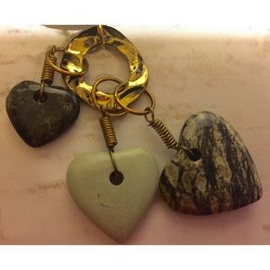 New york studio Jewelry - Necklace with 3 heart charms. 17 inches long New york studio Jewelry - Necklace with 3 heart charms. 17 inches long