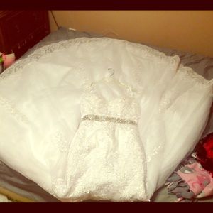 Handmade wedding dress