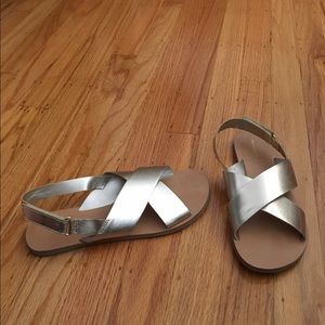American Eagle Gold Sandals