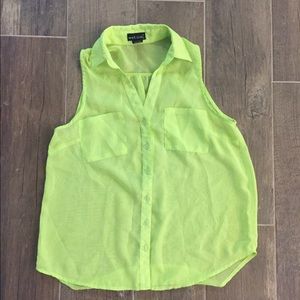 Neon yellow/green blouse