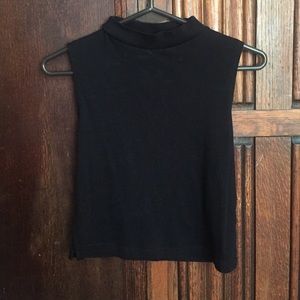Topshop mock neck shirt