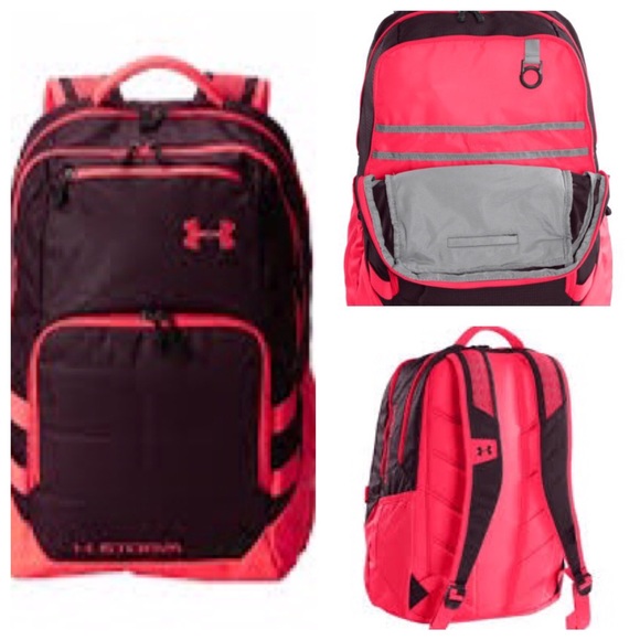 under armour storm backpack pink