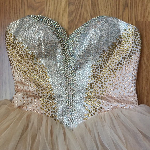 Sherri Hill Short Prom Dress Size 4 - Picture 2 of 4