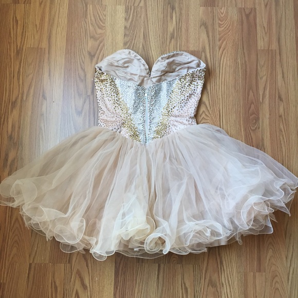 Sherri Hill Short Prom Dress Size 4 - Picture 3 of 4