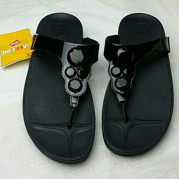 FitFlop: Lunetta Black  US size 11