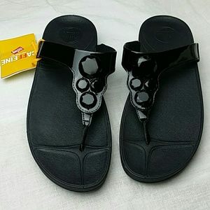 FitFlop: Lunetta Black  US size 11