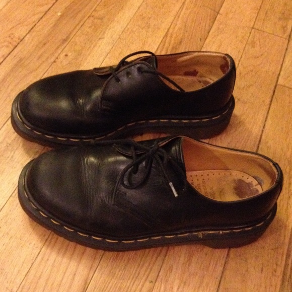Vintage Black Doc Martens Made in England Size 6
