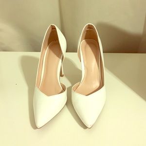 White pumps