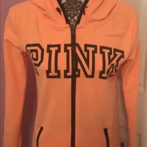 pink orange jacket